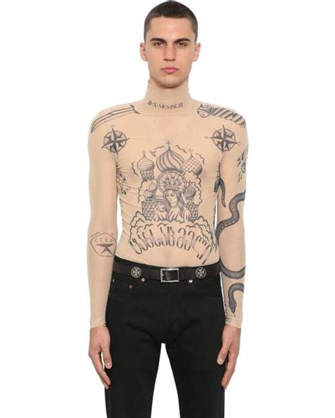 vetements tattoo shirt replica